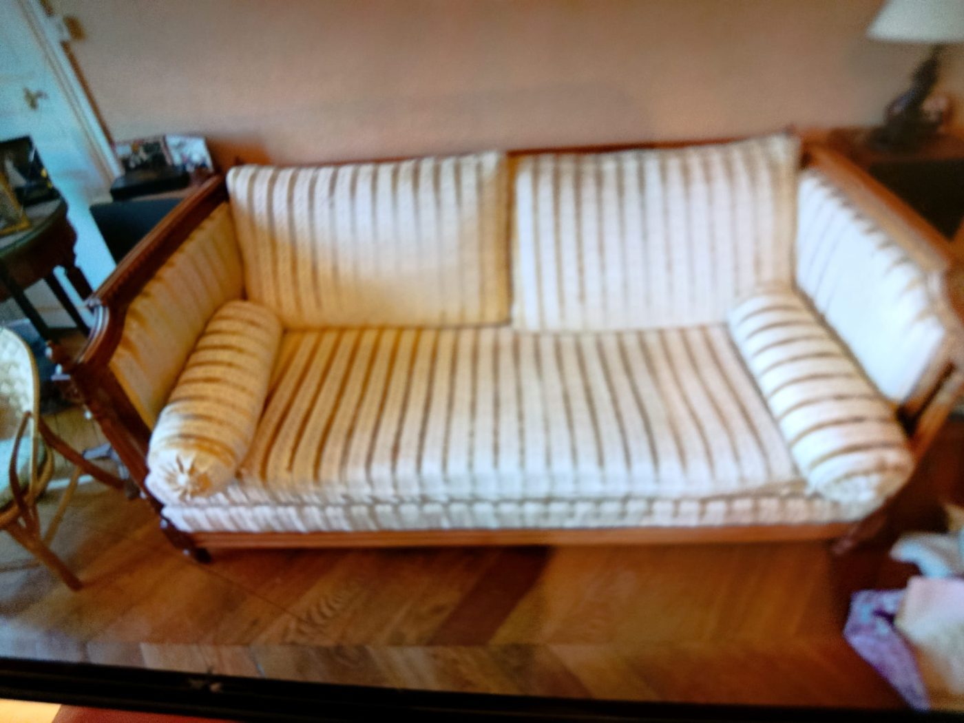 Chaise cannée terminée - restauration complète